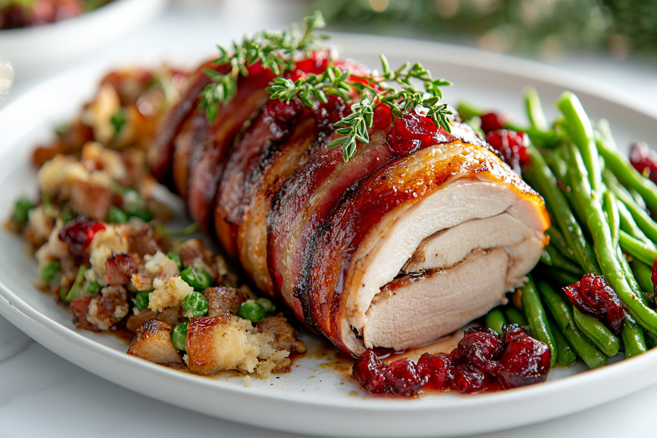 Classic Roulade de Dinde, Kitchen Farmacy Famous Turkey Roulade Dinner (Serves 4)