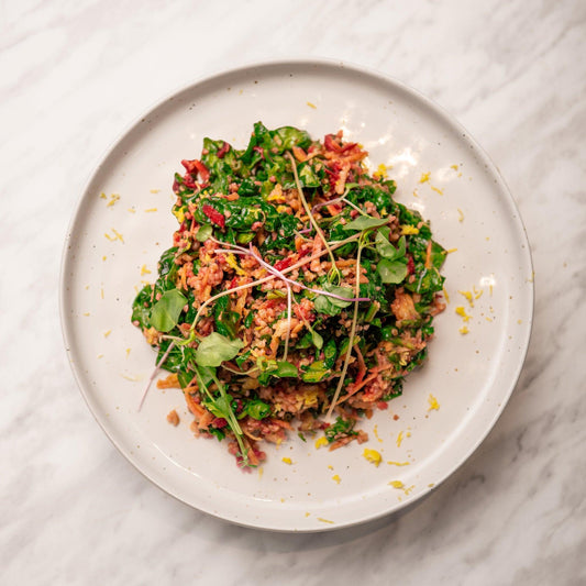 Crunchy Kale, Quinoa & Butternut Squash Salad (Serves 6-8)