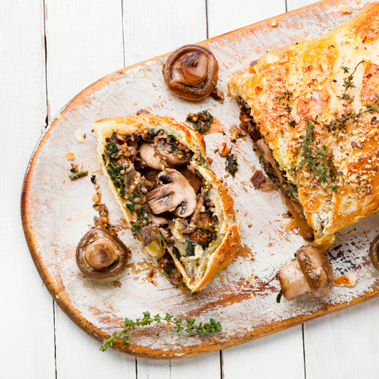 Portobello mushroom wellington (Serves 2)